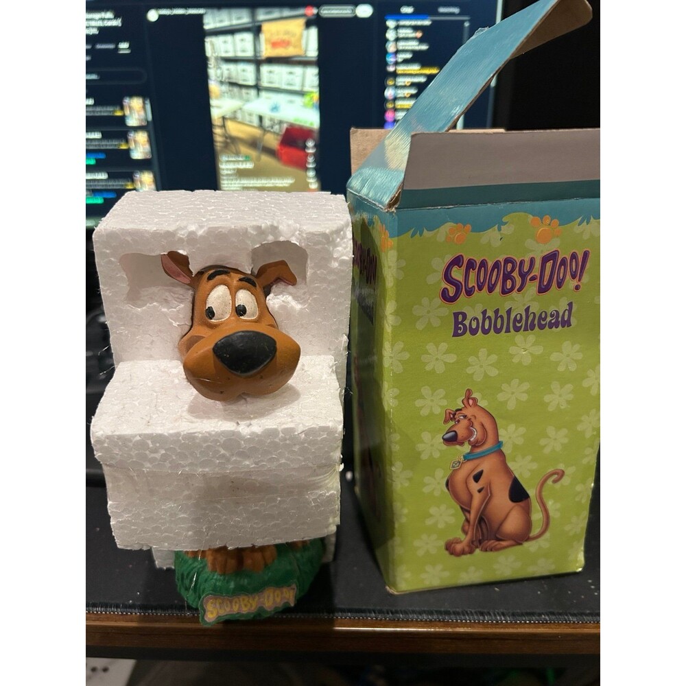 Vtg WB SCOOBY DOO BOBBLEHEAD Wobbler Bobbler 7" FIGURE New in Box GiftCo 2003